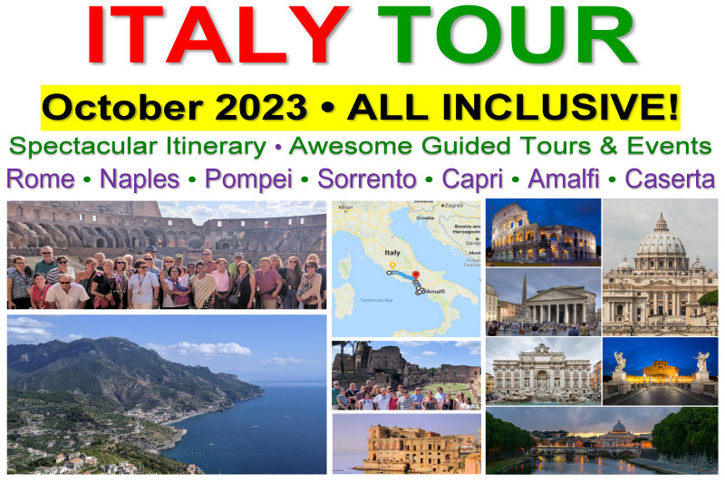 Italy - Rome & Amalfi Coast: Oct. 7-15, 2023