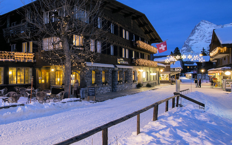 Jungfrau, Switzerland Evening